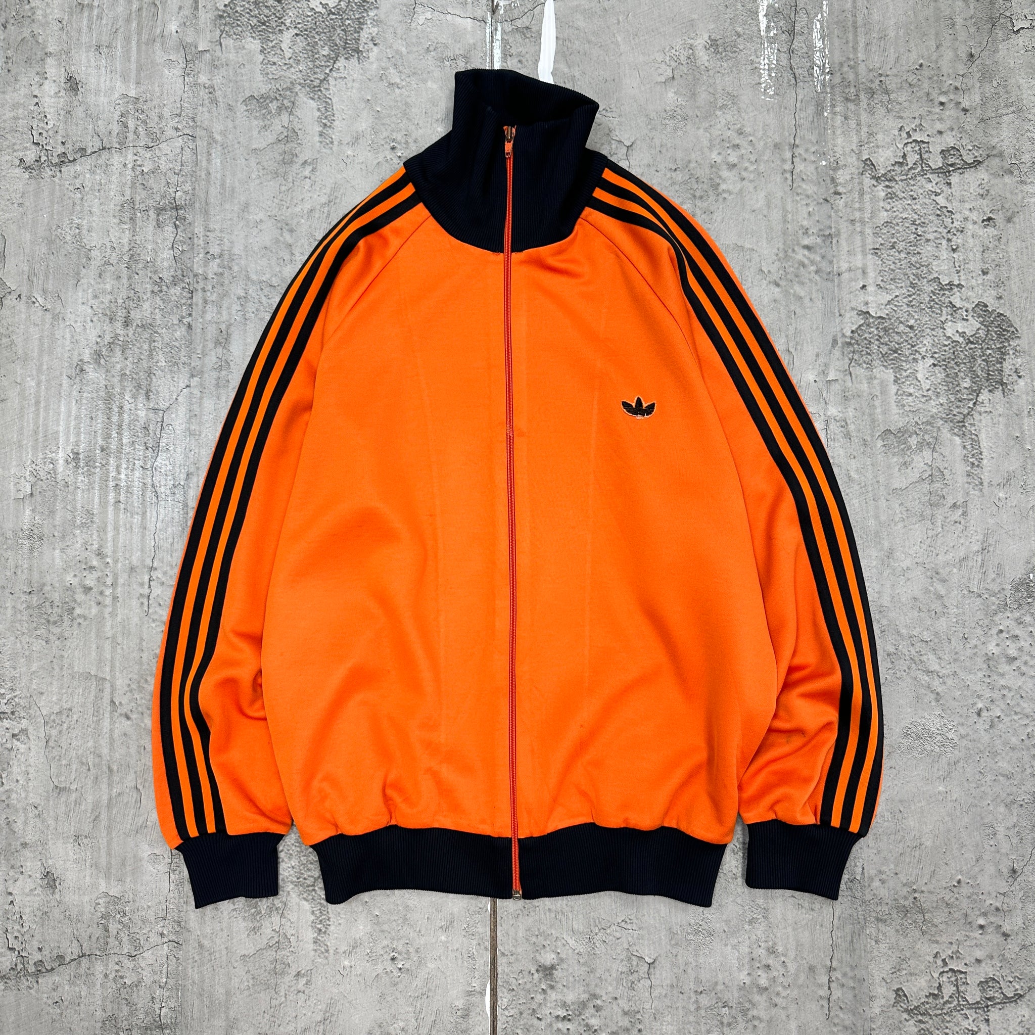 80's bi-color adidas track jacket descente製 – flancesca